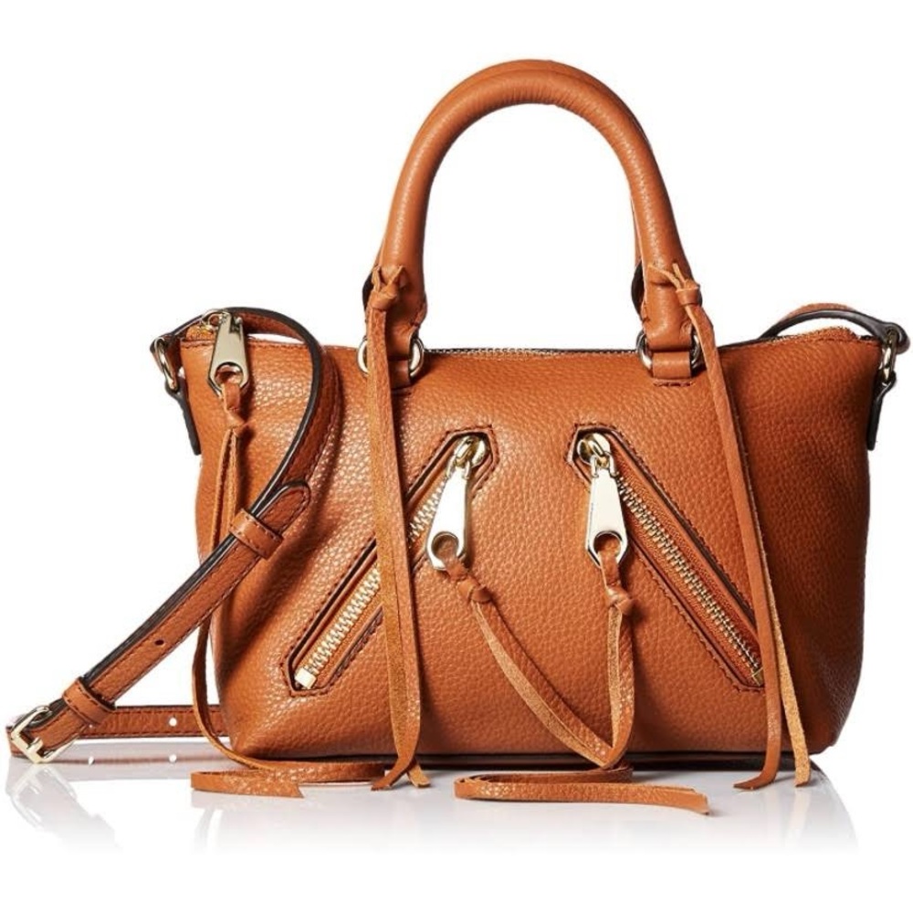 REBECCA MINKOFF mini genuine leather crossbody bag - Picture 1 of 17